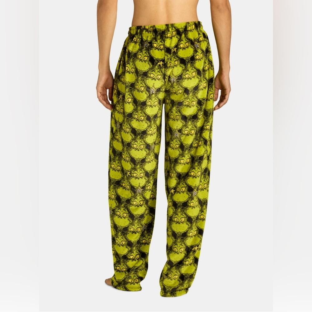 Dr. Seuss Grinch Superminky Fleece Sleep Pants Men’s Small - Picture 5 of 13